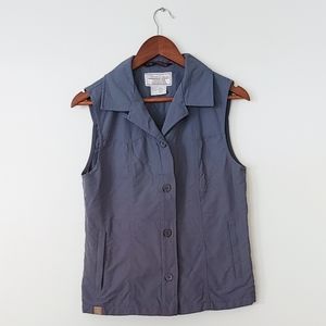 Tilley Endurables blue waistcoat or vest